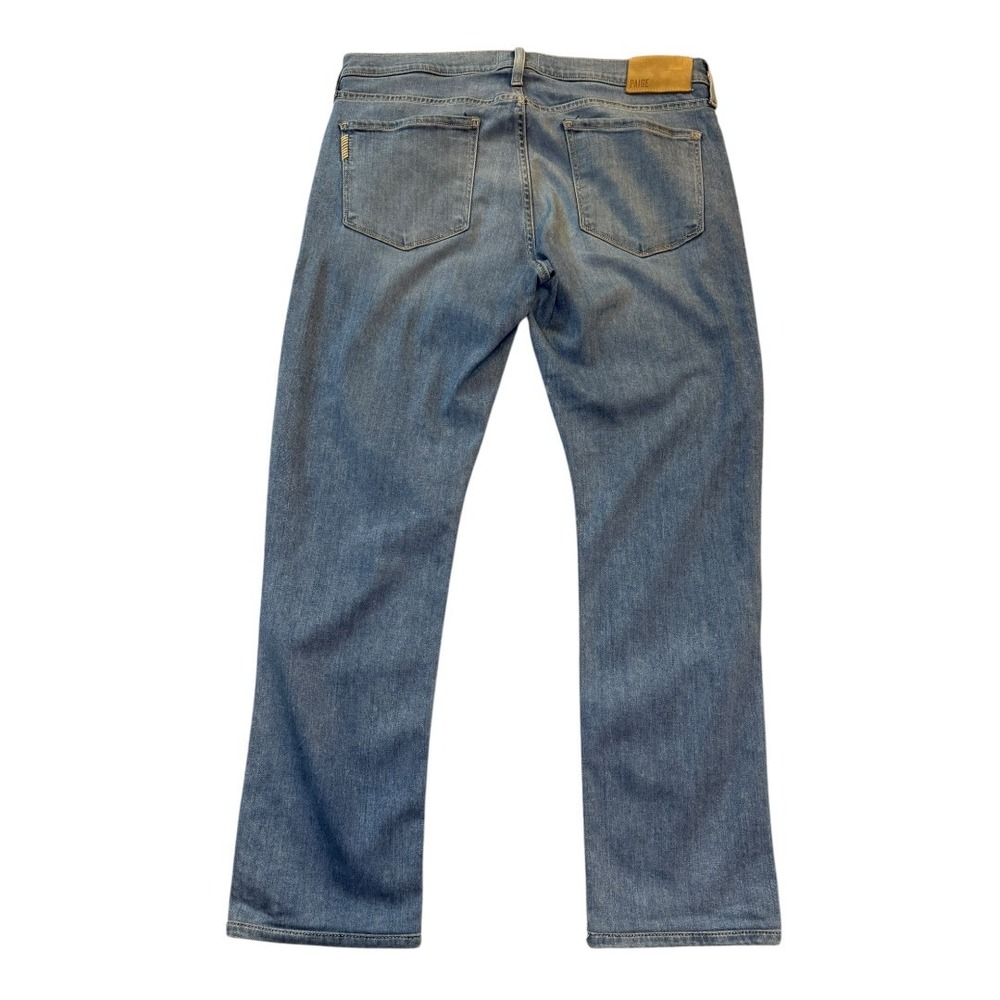 Paige Federal Slim Straight Jeans Mens 33 Bayson Blue M655734-B258 Indigo Pants - Picture 2 of 7